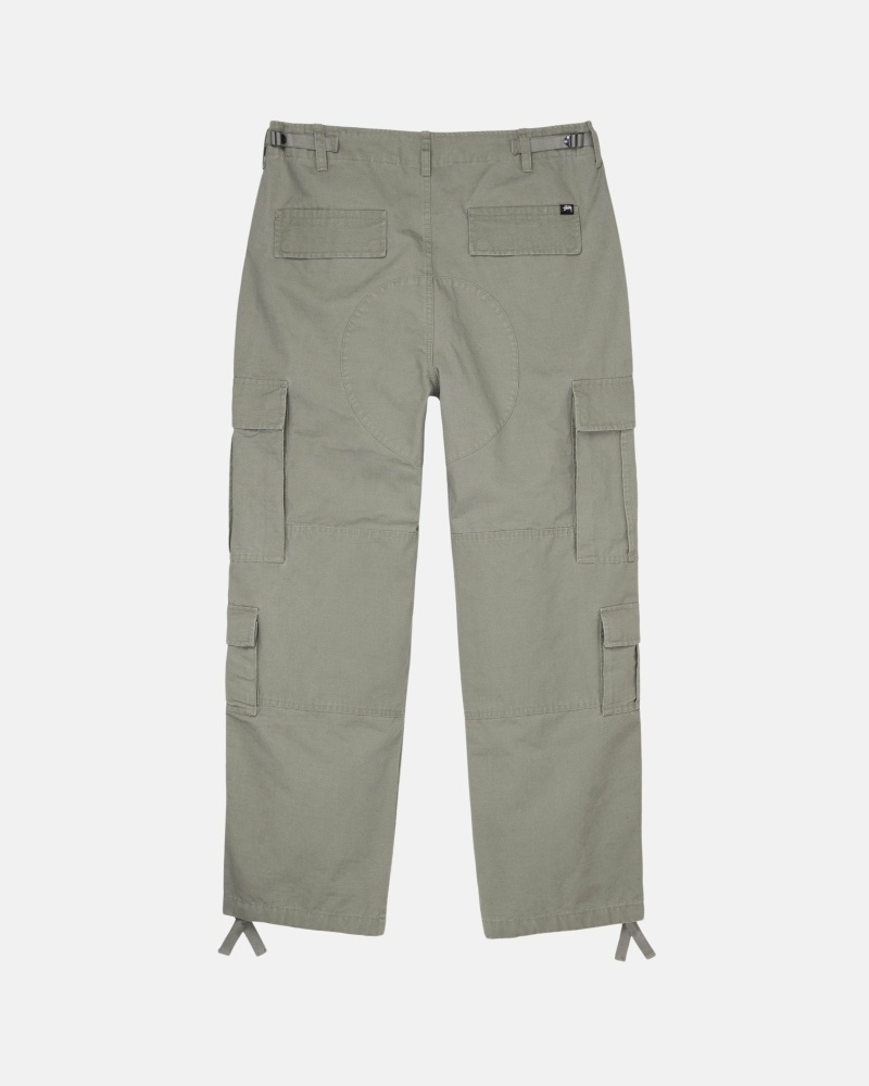 Stüssy Ripstop Surplus Cargohosen Herren Olivgrün | JYMPA-4035