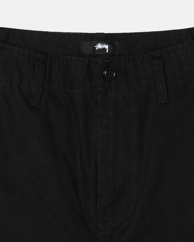 Stüssy Ripstop Surplus Cargohosen Herren Schwarz | JVWMB-7039