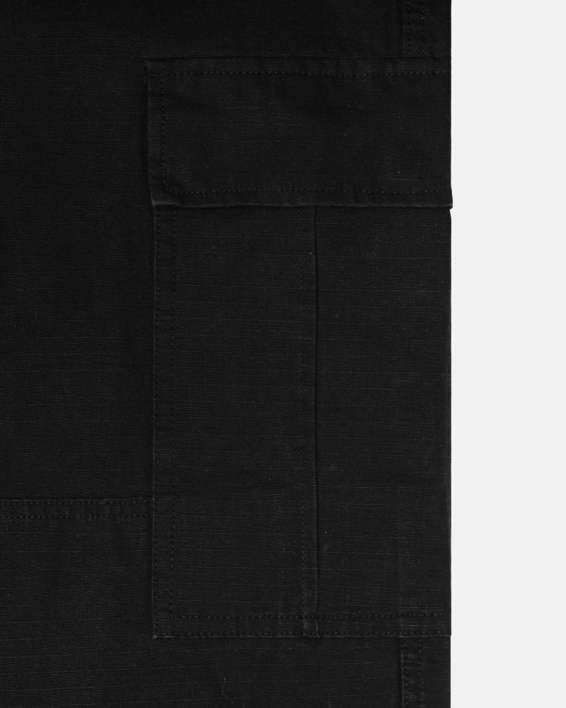 Stüssy Ripstop Surplus Cargohosen Herren Schwarz | JVWMB-7039