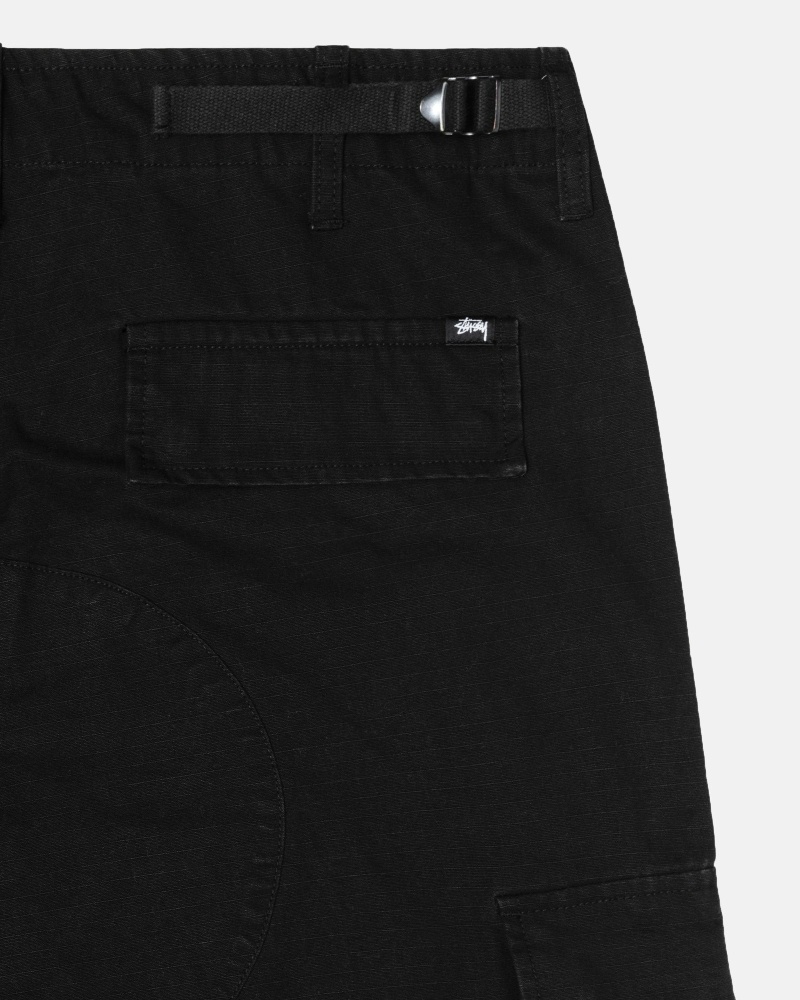 Stüssy Ripstop Surplus Cargohosen Herren Schwarz | JVWMB-7039