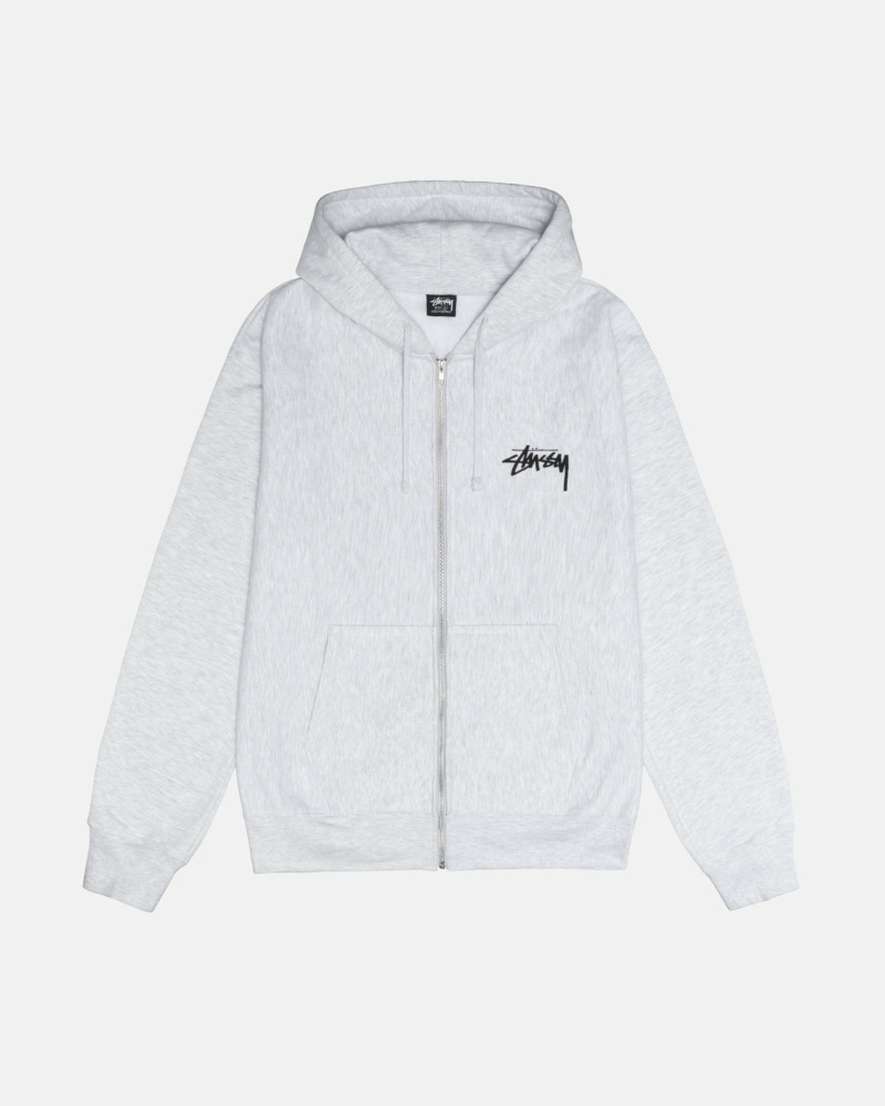 Stüssy Shattered Zip Hoodie Herren Olivgrün | IHKBA-2793