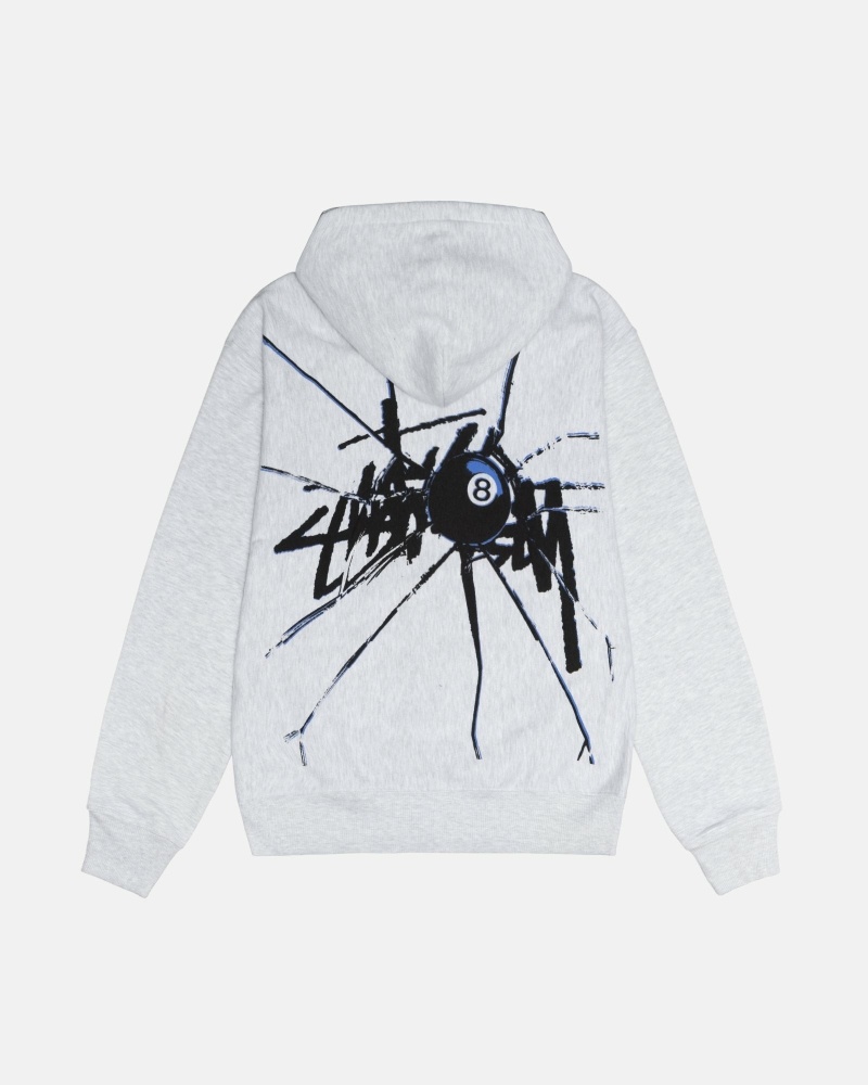 Stüssy Shattered Zip Hoodie Herren Olivgrün | IHKBA-2793