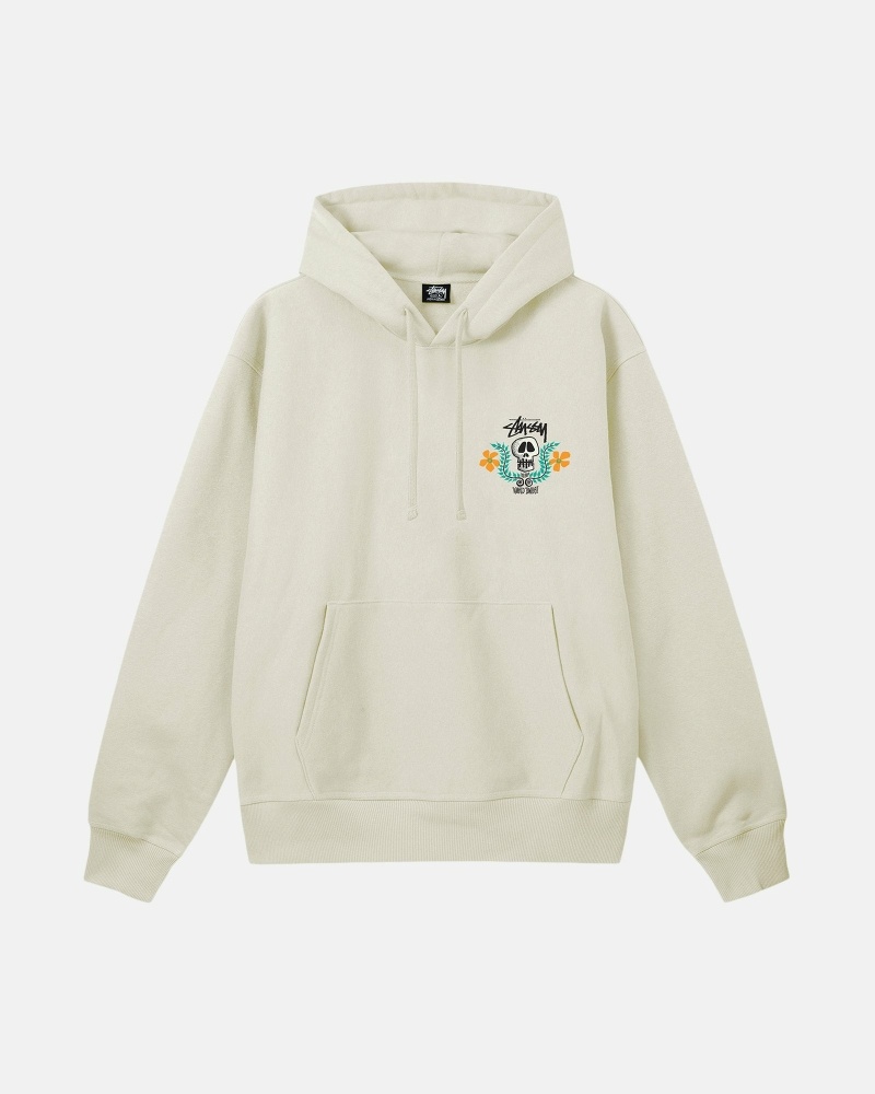 Stüssy Skull Crest Hoodie Herren Grau | HNXZF-8291