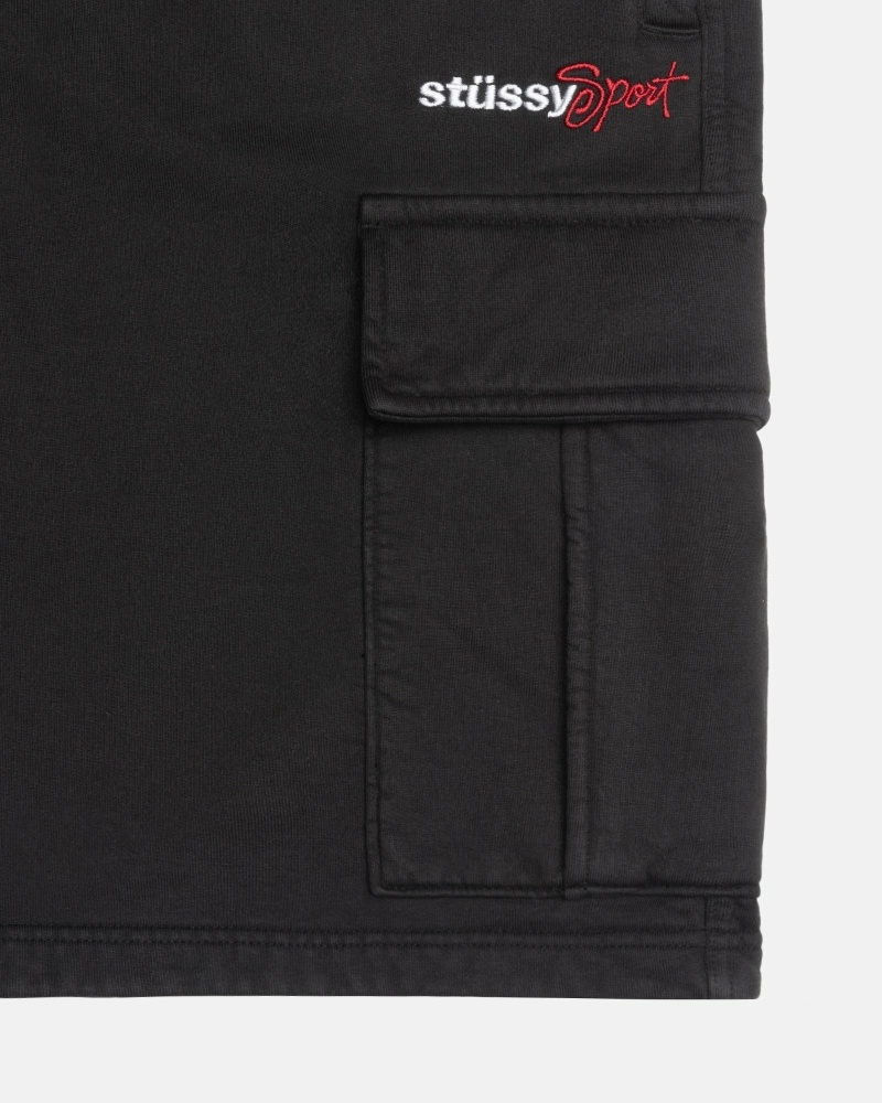 Stüssy Sport Cargo Cargohosen Herren Schwarz | CUDNY-7259