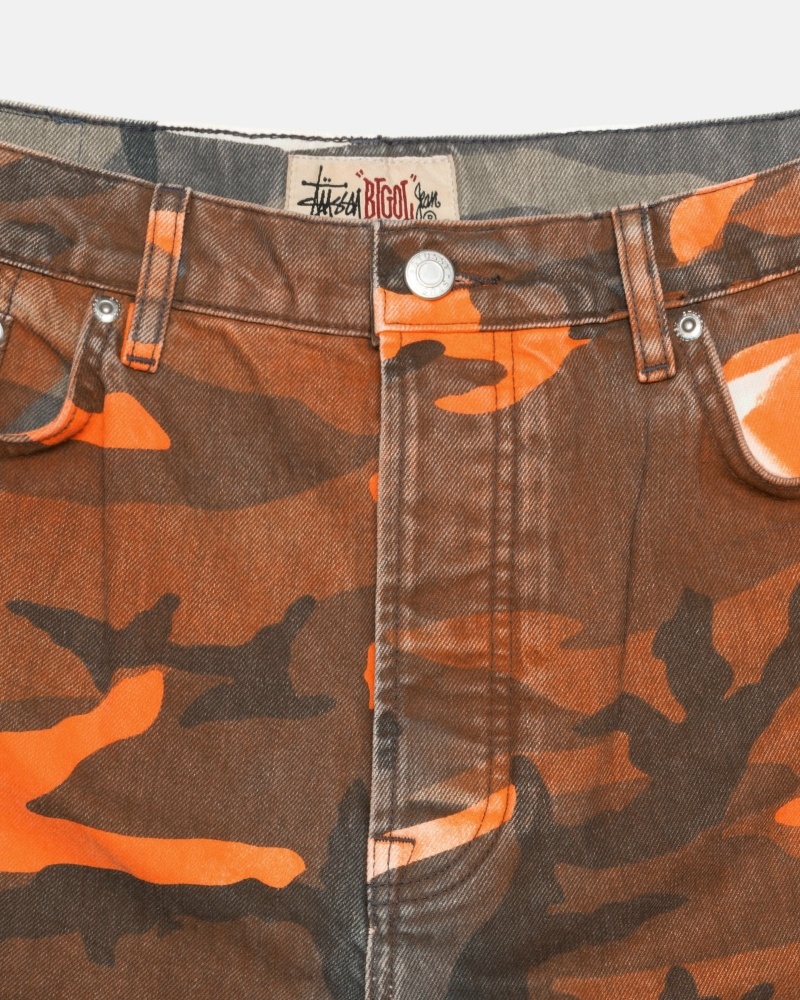 Stüssy Spray Dye Big O Jeans Herren Camouflage | XLMUF-0269