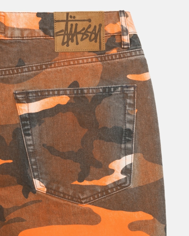 Stüssy Spray Dye Big O Jeans Herren Camouflage | XLMUF-0269