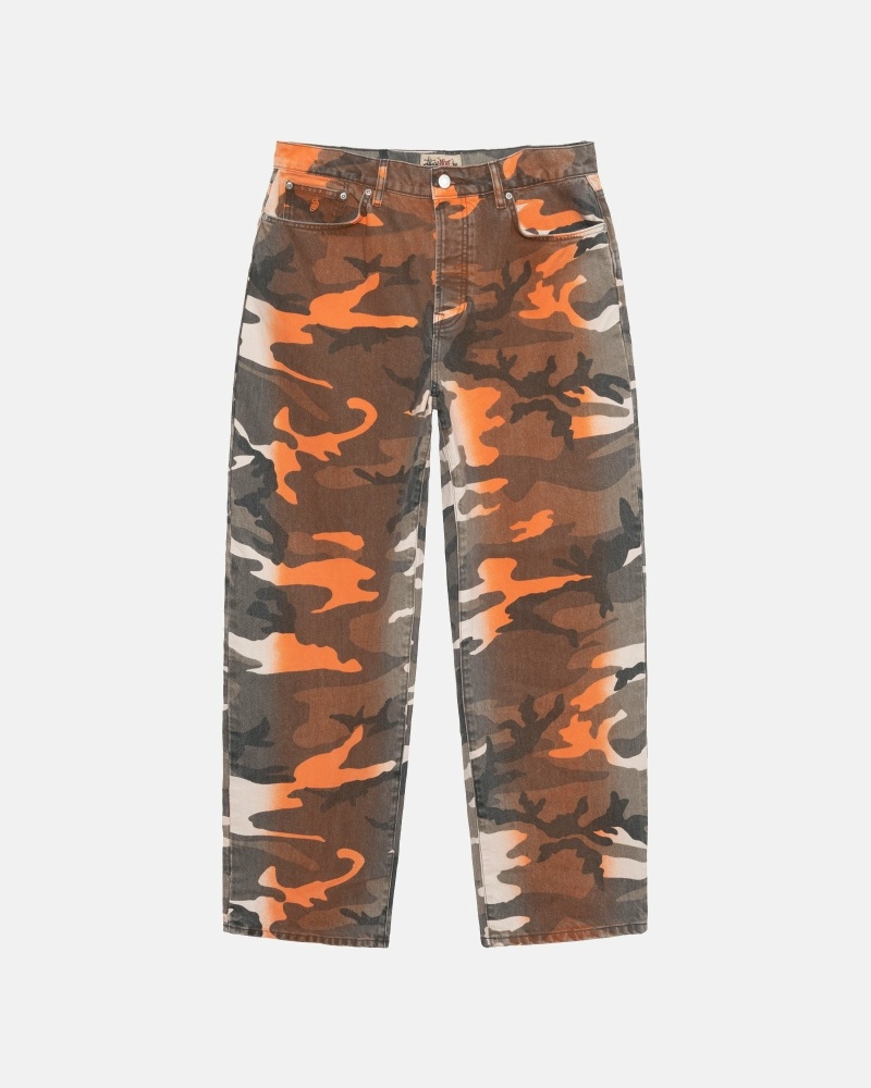 Stüssy Spray Dye Big O Jeans Herren Camouflage | XLMUF-0269