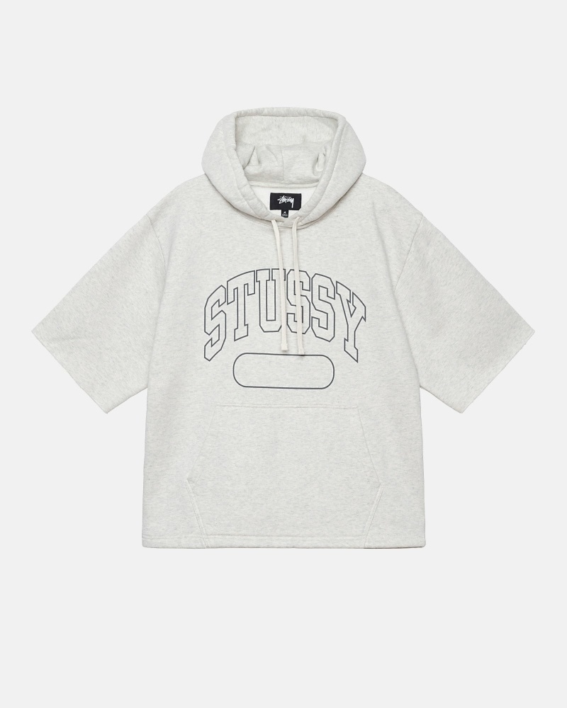 Stüssy Ss Boxy Cropped Hoodie Herren Schwarz | TEFDR-2581