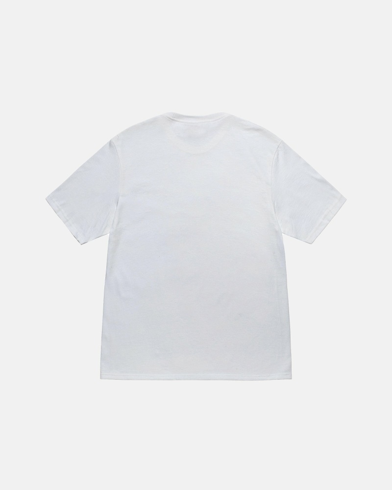 Stüssy Stamp T-shirts Herren Weiß | BHJSN-3946