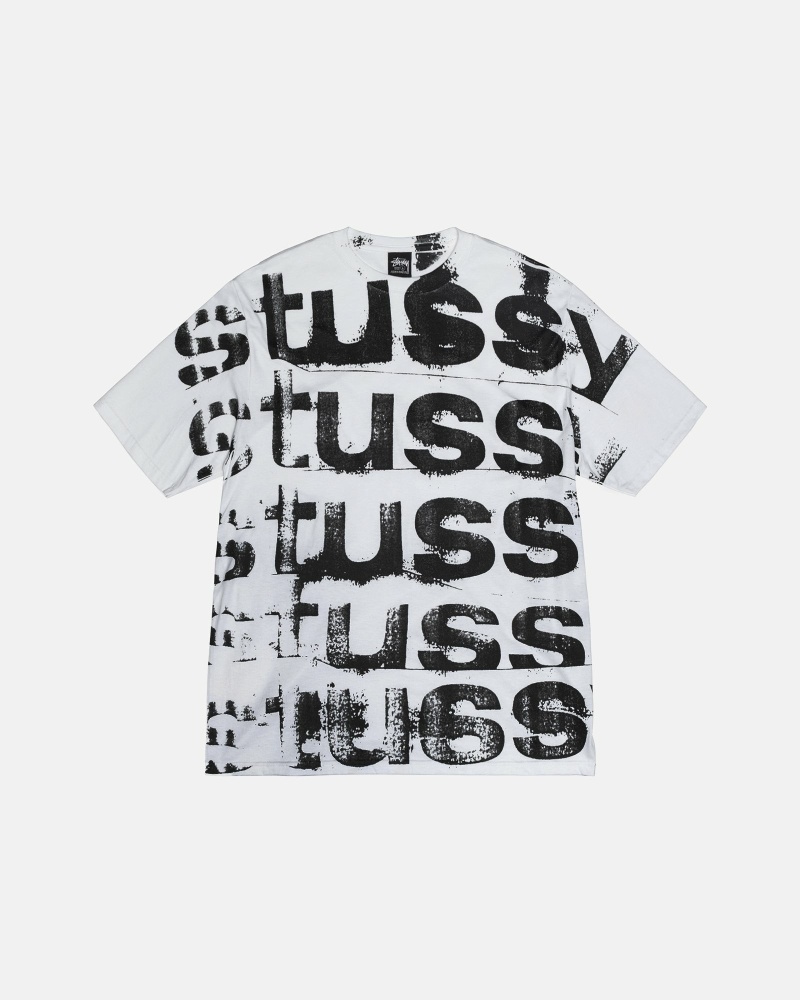 Stüssy Stamp T-shirts Herren Weiß | BHJSN-3946