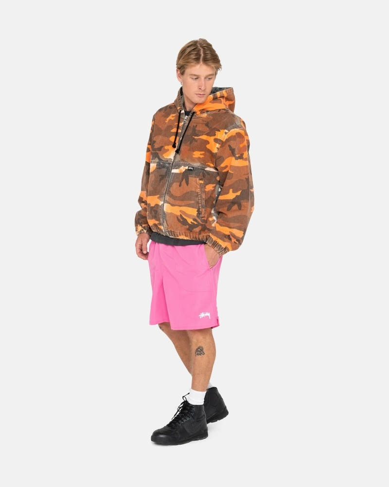 Stüssy Stock Kurze Hose Herren Rosa | TUGPX-7850