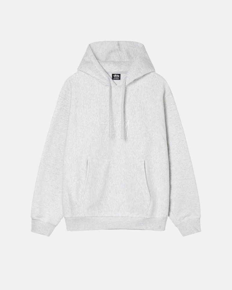 Stüssy Stock Logo Applique Hoodie Herren Schwarz | OTARM-5137