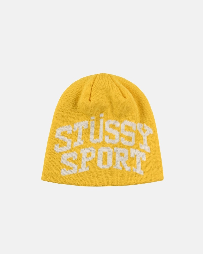 Stüssy Stussy Sport Jacquard SkullCaps Hüte Herren Schwarz | UIHMC-5183