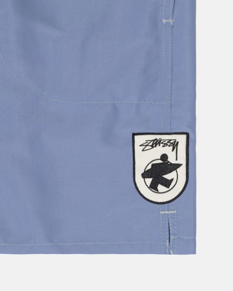 Stüssy Surfman Patch Kurze Hose Herren Blau | JHTOS-9524