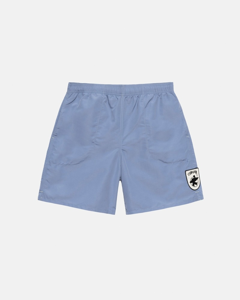 Stüssy Surfman Patch Kurze Hose Herren Blau | JHTOS-9524