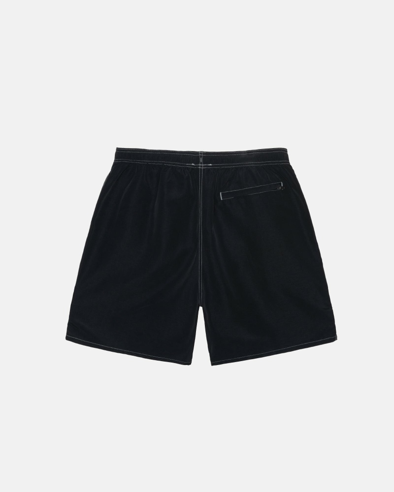 Stüssy Surfman Patch Kurze Hose Herren Schwarz | CLVRO-3759