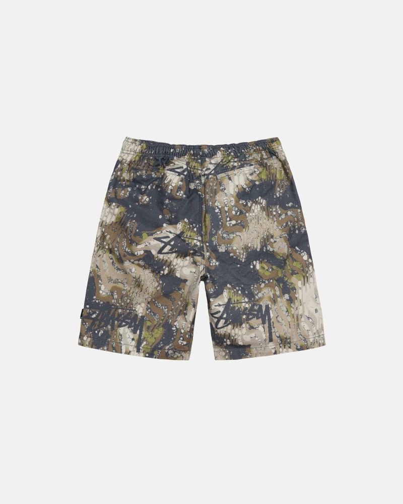 Stüssy Veil Camo Kurze Hose Herren Gold | HQPGI-6075