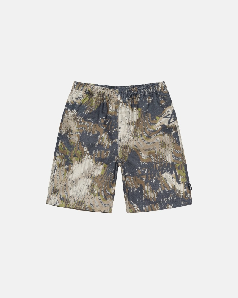 Stüssy Veil Camo Kurze Hose Herren Gold | HQPGI-6075