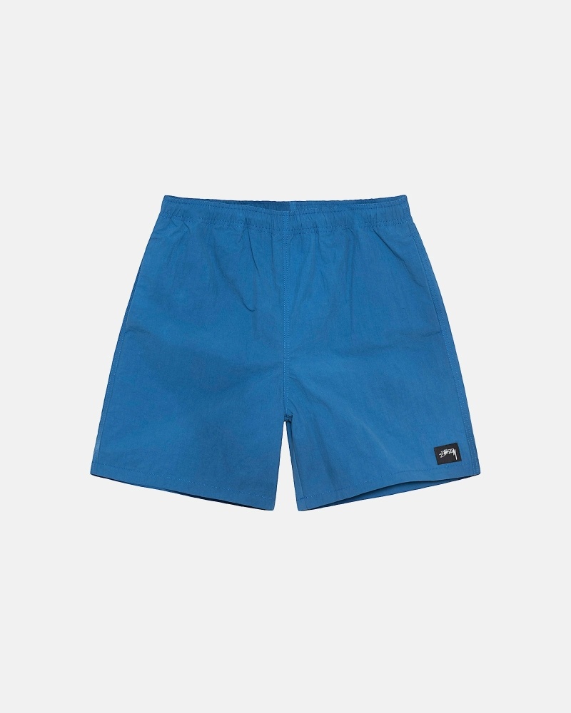 Stüssy Wave Dye Nylon Shorts Kurze Hose Herren Tiefesblau | KEIAB-9583